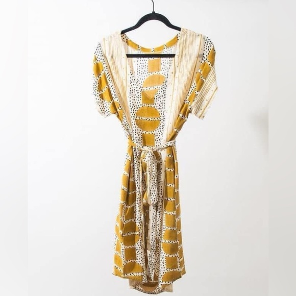 Sseko Designs Solstice Block Print Dress | Size S/M | Handcrafted in India - Picture 7 of 8